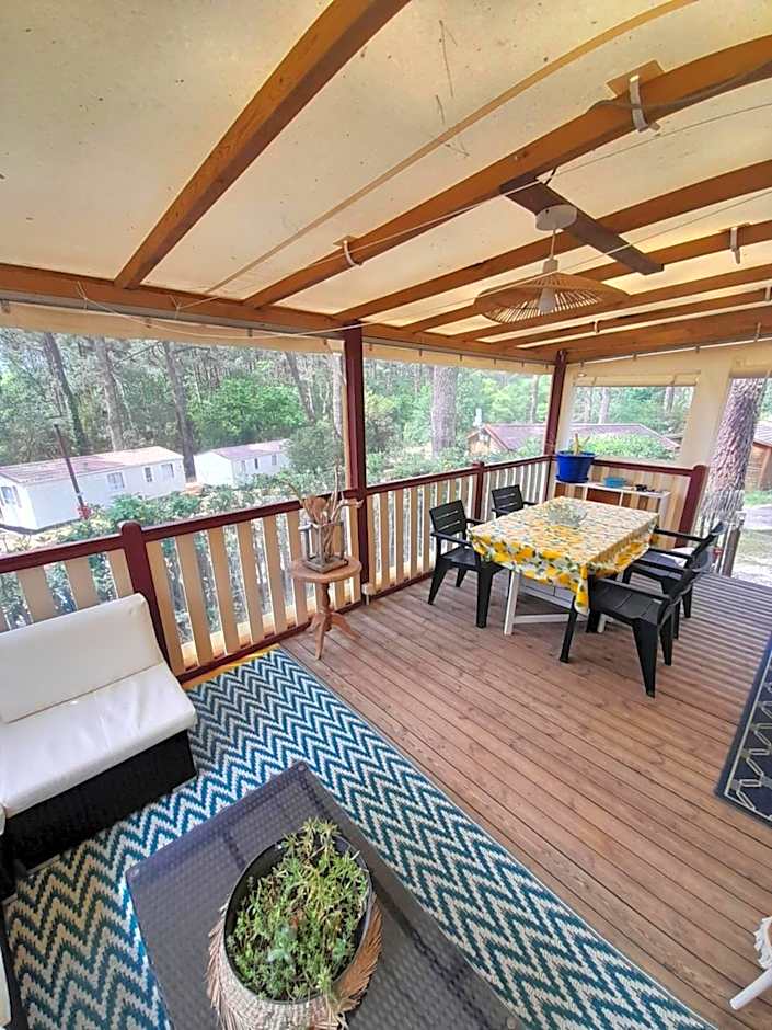 Maison mobilhome sans vis à vis au calme et en hauteur