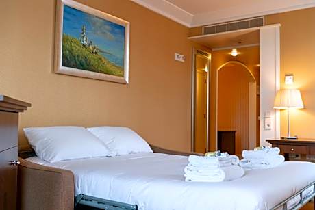 Family Room with Village View