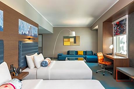 Aloft Suite, Junior Suite, 2 Queen