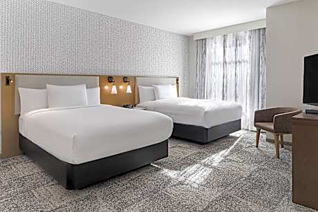 Queen Studio with Two Queen Beds and Sofa Bed