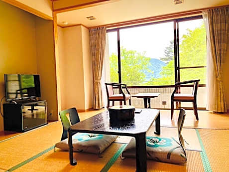 Japanese-Style Room with Balcony and Mountain View