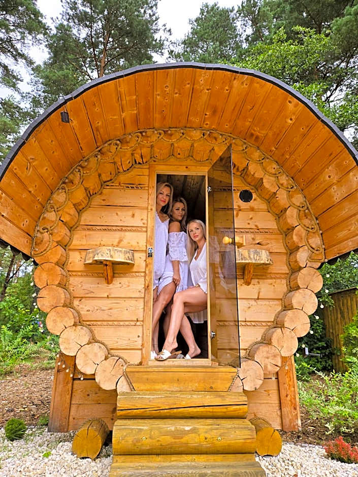 Ośrodek Wypoczynkowy Mamczur Pizuny, Roztocze, PROMOCJA ! Domki z kominkami w sercu lasu, sauna, jacuzzi w cenie wynajmu