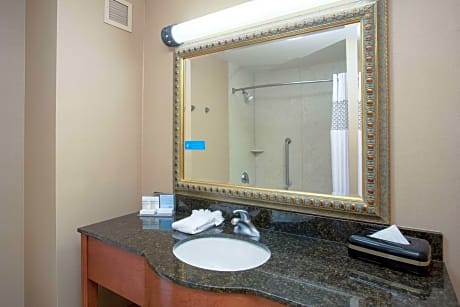 2 QUEENS MOBILITY ACCESS W/TUB NONSMOKING MICROWV/FRIDGE/HDTV/WORK AREA FREE WI-FI/HOT BREAKFAST INCLUDED