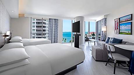 Junior Suite with Two Queen Beds and Balcony