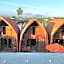 Murna Villa 3, A modern Balinese wooden house 360 GWK view