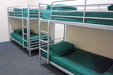 Bed in 8-Bed Female Dormitory Room with Shared Bathroom