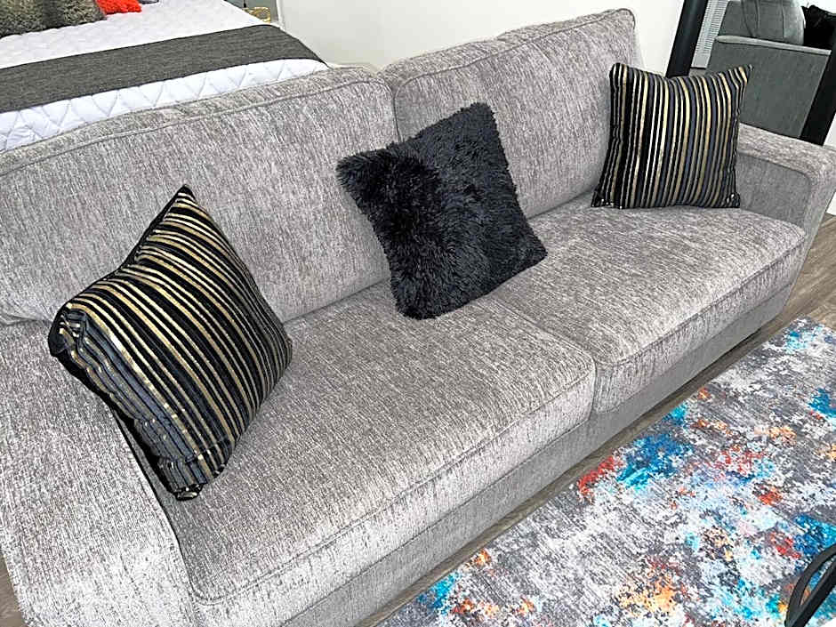 Downtown Los Angeles Skyline balcony view Modern Penthouse