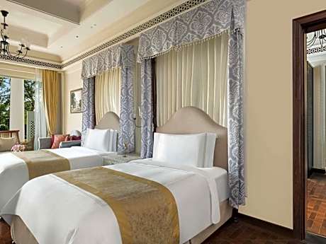 Flamingo Signature Twin Room with Balcony:15% off on Spa| soulful yoga experience | Morning & Evening Aarti | traditional & nature led experiences daily tea,curated walks, birdwatching, Prana Garden, Rajasthani folk dance, Pottery, Mehendi, Astrology