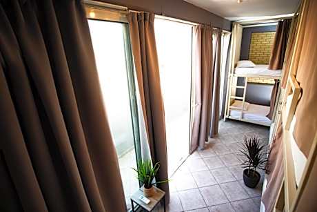 Bed in 6-Bed Mixed Dormitory Room  with Private Terrace