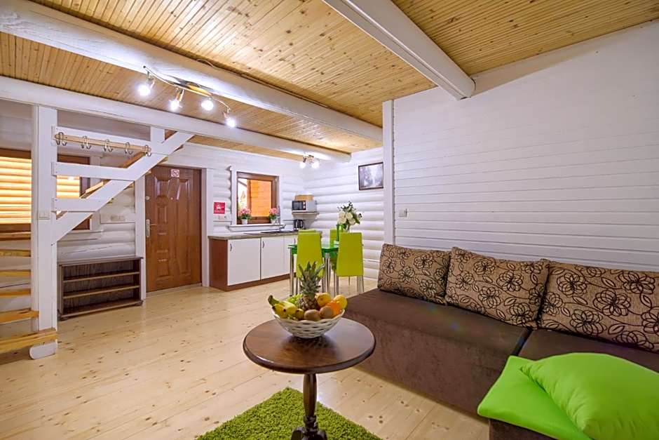 Domy z Bala - Domki ogrzewane - JACUZZI, SAUNA, lody, popcorn, ryba wedzona i ognisko w cenie!