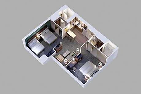 Two-Bedroom King Suite with Two Queen Beds - Non-Smoking