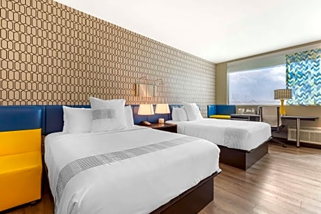 Queen Room with Two Queen Beds and Roll-In Shower - Disability Access