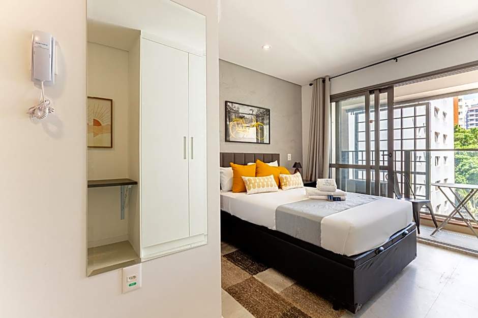 Easy Star - Studio charmoso com piscina no Brooklin!- YT03H