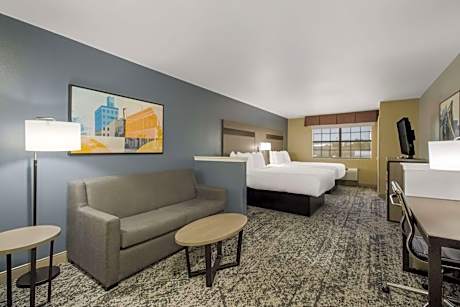 Suite 2 Queen Mobility Accessible Roll In Shower Desk Sofa Microwave Fridge NSMK Full Breakfast