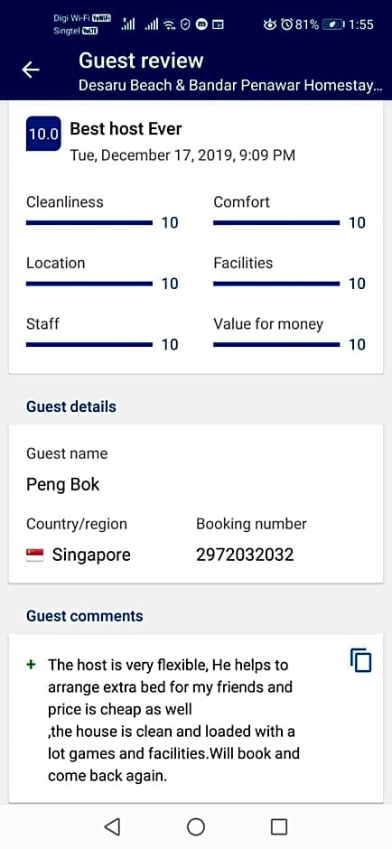 Entire House Best Desaru Beach & Bandar Penawar Homestay Waterpark Instamass