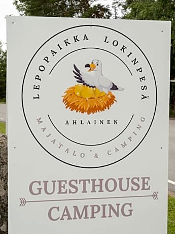 Lepopaikka Lokinpesä, Majoitus ja Camping