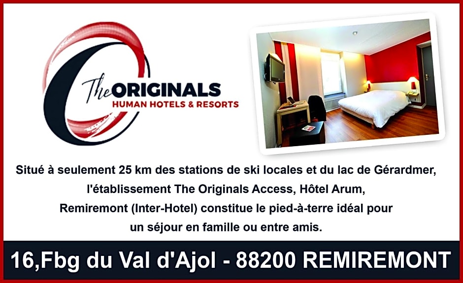 The Originals Access, Hôtel Arum, Remiremont (Inter-Hotel)