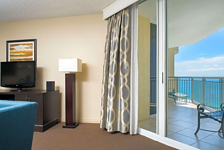 1 bedroom suite with partial ocean view