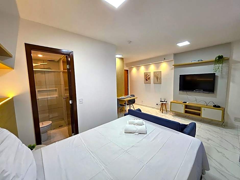 Park Studios, reformado, lindo e aconchegante