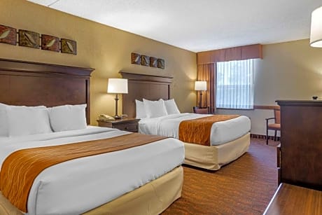 Queen Room with Two Queen Bed- Hearing Access-Non- Smoking