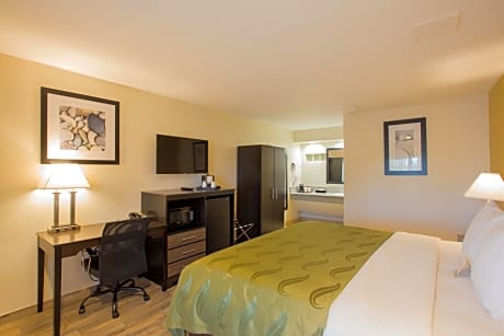 Standard King Room with Roll-in Shower - Accessible/Non-Smoking