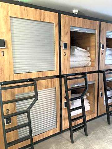 Capsule hostel Andel Centre SPIRIT