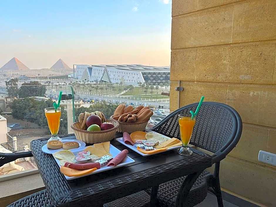 Asia Grand Museum & Pyramids view