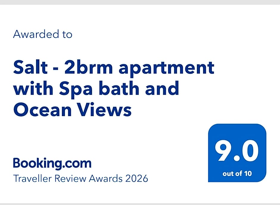 Salt - 2brm apartment with Spa bath and Ocean Views