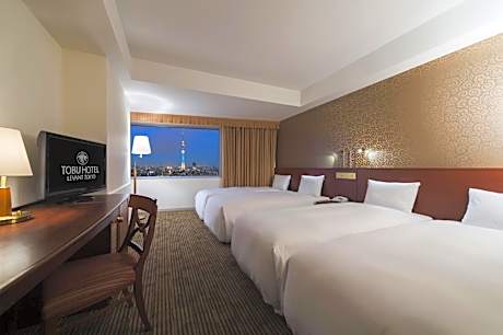 Quadruple Room with Tokyo Sky Tree View - Non-Smoking