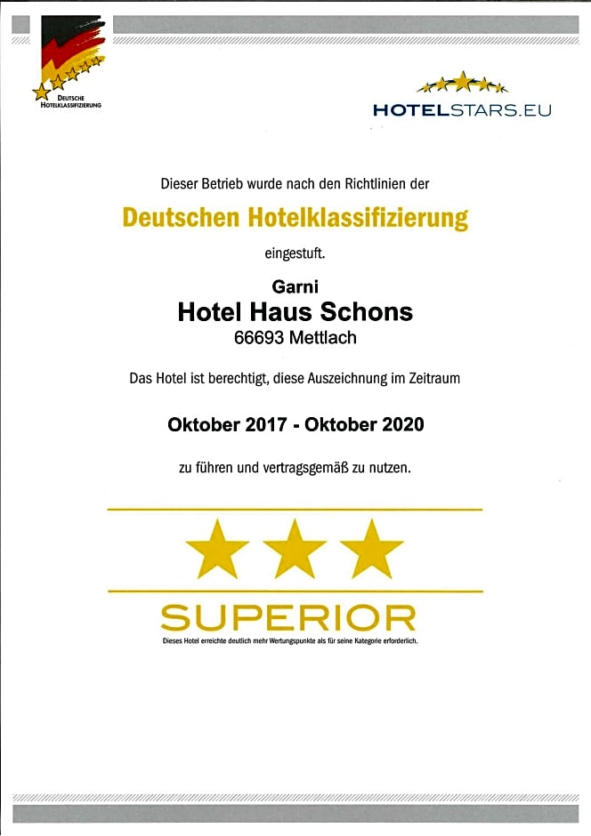 Hotel Haus Schons