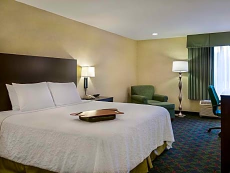 1 King Mobility/hearing Access Tub Suite Ns Vis Firealrm/door/phn Alrt/sofabed Microwv/fridge/hdtv/f