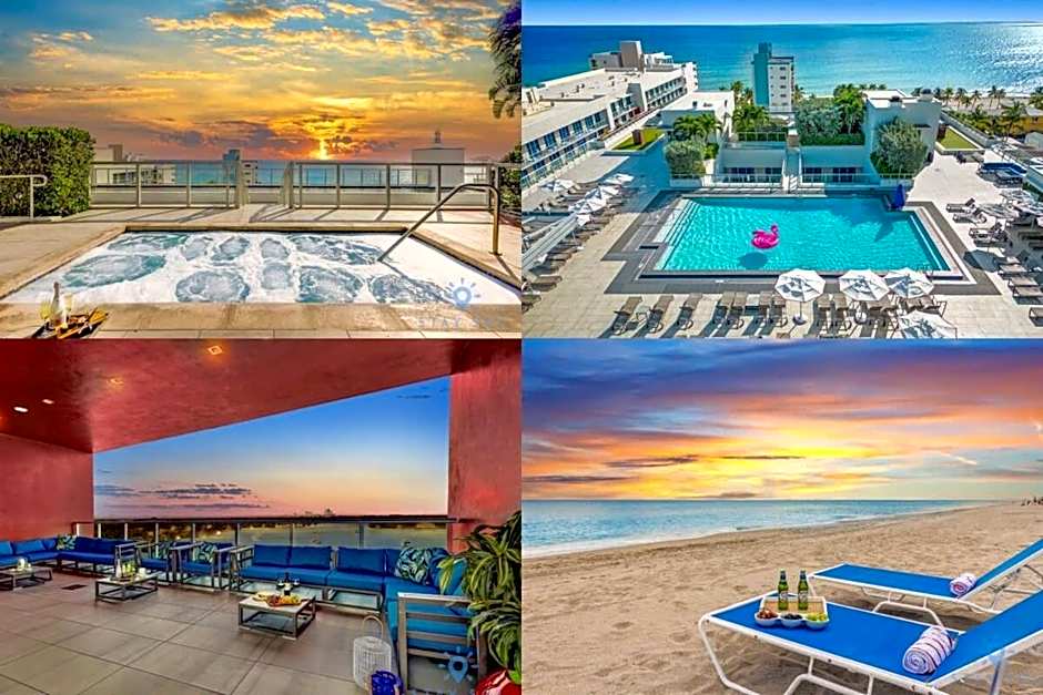 Hot tub & Rooftop pool- Near Beach