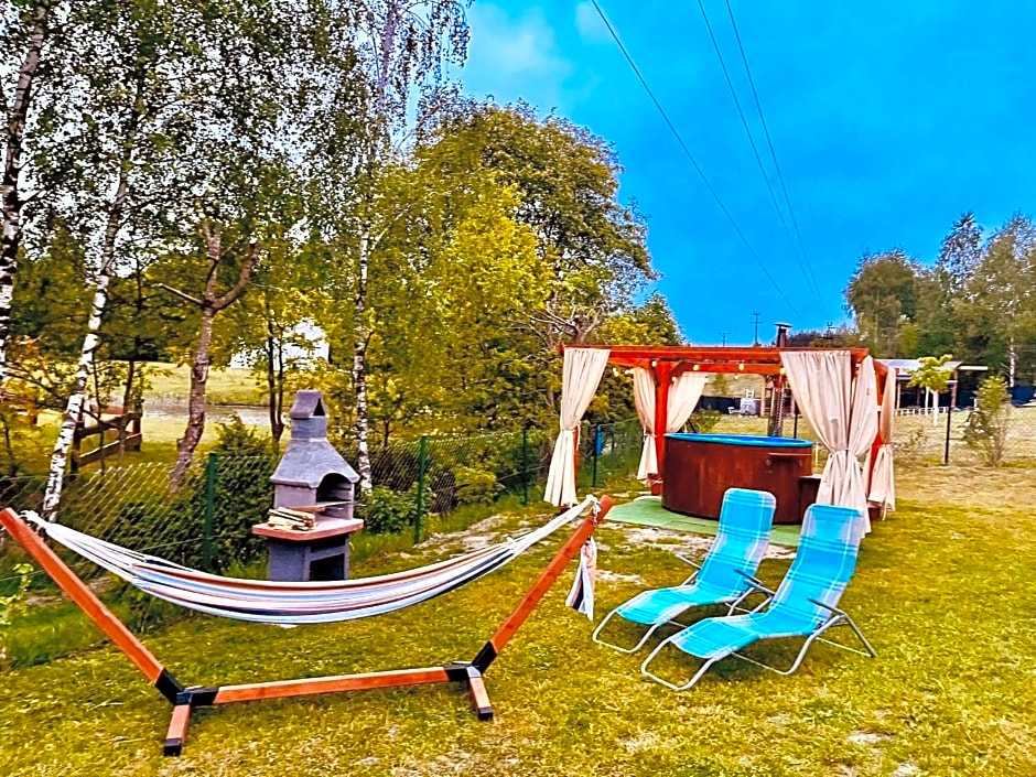 Domek Eden 1 Kaszuby balia sauna alpaki mini zoo