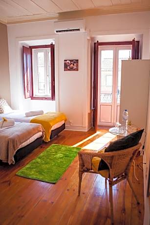 Triple Room with View and Shared Bathroom