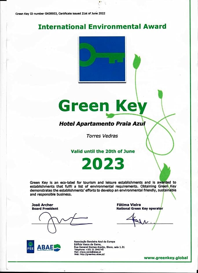 Hotel Apartamento Praia Azul