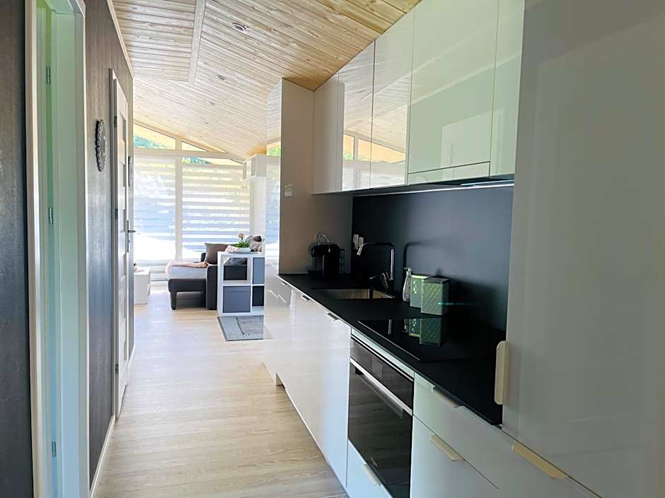 Voralpen Lodge - Ferienhaus mit Gym, Sauna & Hot Tub