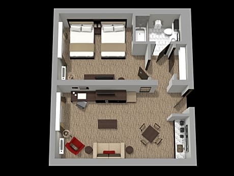 One-Bedroom Suite with Two Queen Beds - Disability Access/Non-Smoking