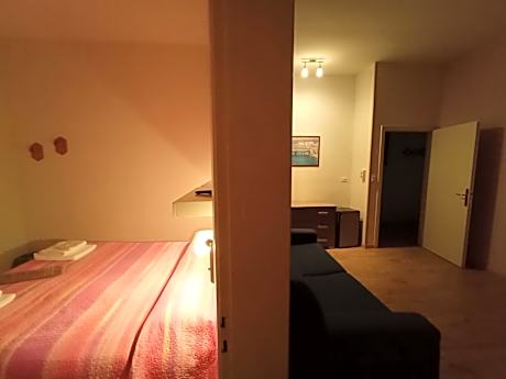 Family Room with Shared Bathroom