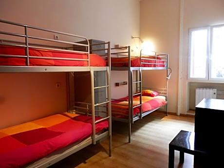 Bed in 4-Bed Female Dormitory Room with Shared Bathroom