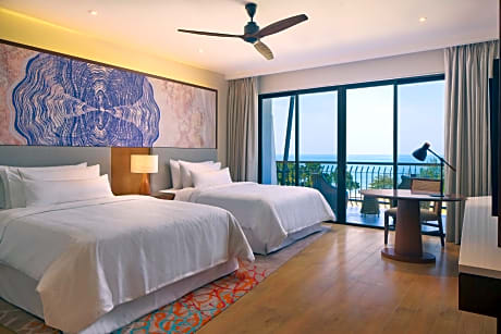 Guest Room, 2 Queen Beds, Sea View