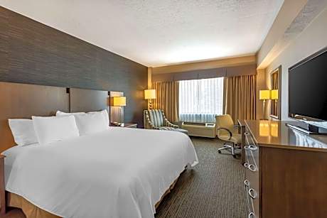 1 King Bed Non-Smoking Work Desk Lounge Chair Refrigerator Full Breakfast