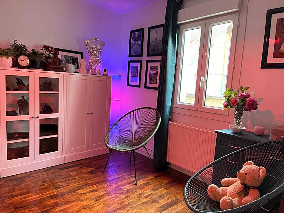 La chambre verte du gite de vendome