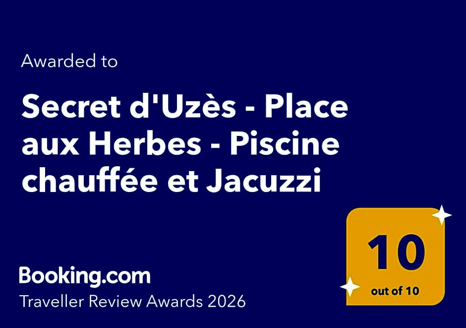Secret d'Uzès - Place aux Herbes - Piscine chauffée et Jacuzzi