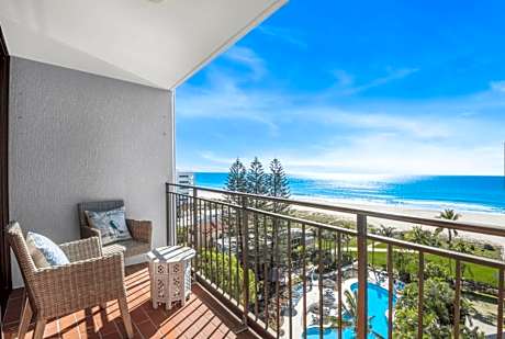 Absolute beachfront Royal Palms