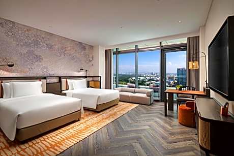 Premium Double Room with Two Double Beds