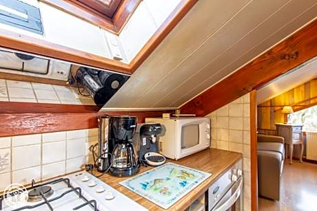 Appartement-Famille-Salle de bain et douche-Vue sur Montagne-Appart L'Arcalod