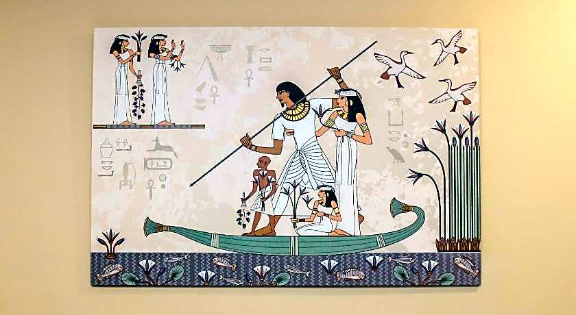 Asia Grand Museum & Pyramids view