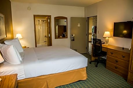 1 King Bed and 1 Double Murphy Bed Apartment Non-Smoking