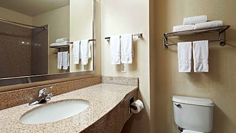 SUITE-1 KING BED,NSMK,SOFA,HISPD,MICRFG,COFMKR,HAIR,FULL BREAKFAST