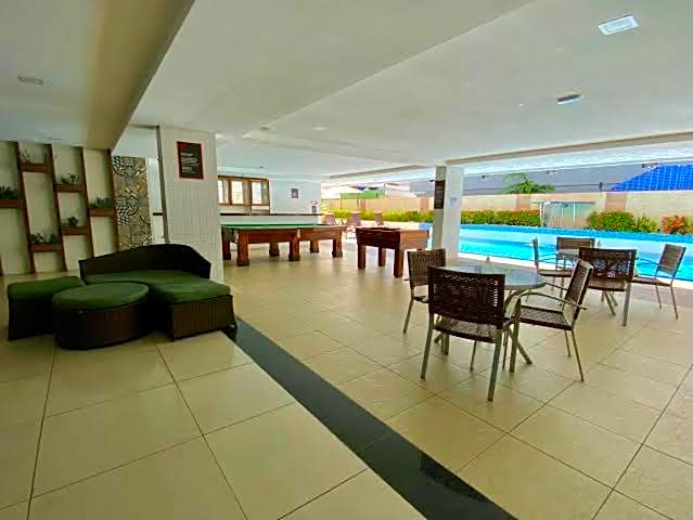 Confortável flat em frente à praia de Tambaú